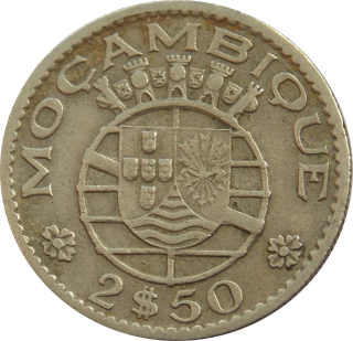 Mozambik 2,5 Escudos 1965