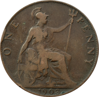 Anglicko 1 Penny 1903