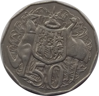 Austrália 50 Cents 1983