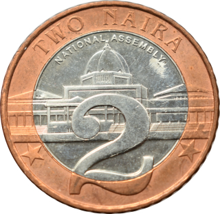 Nigéria 2 Naira 2006