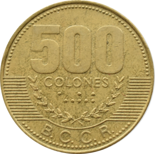Kostarika 500 Colones 2003