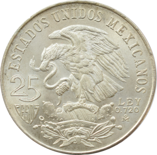 Mexiko 25 Pesos 1968