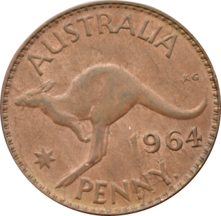 Austrália 1 Penny 1964