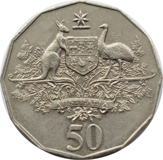 Austrália 50 Cents 2001