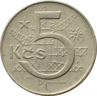 ČSSR 5 Kčs 1974