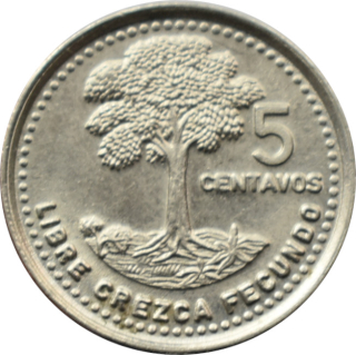 Guatemala 5 Centavos 1992