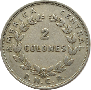 Kostarika 2 Colones 1948