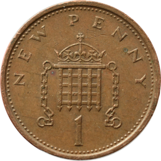 Anglicko 1 New Penny 1978