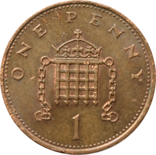 Anglicko 1 Penny 1983