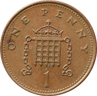 Anglicko 1 Penny 1993