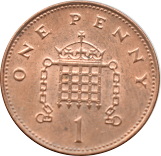 Anglicko 1 Penny 1999