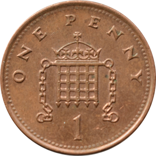 Anglicko 1 Penny 2001