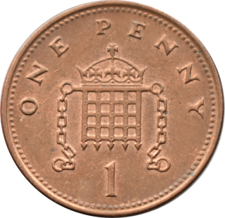 Anglicko 1 Penny 2002