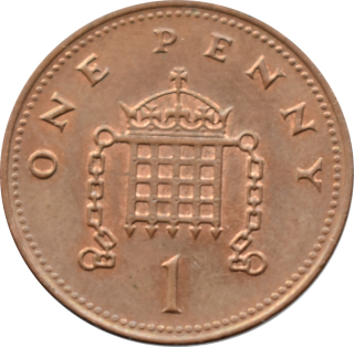 Anglicko 1 Penny 2004