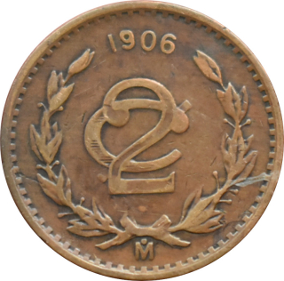 Mexiko 2 Centavos 1906