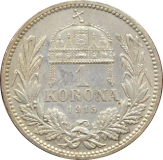 F.J. 1 korona 1915 K.B