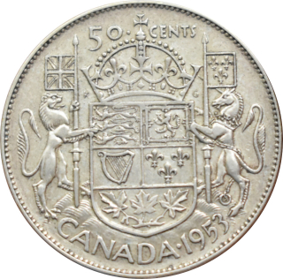 Kanada 50 Cents 1953