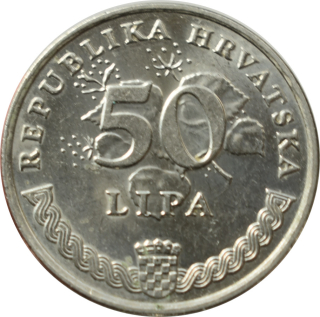 Chorvátsko 50 Lipa 1993