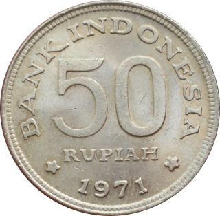 Indonézia 50 Rupiah 1971