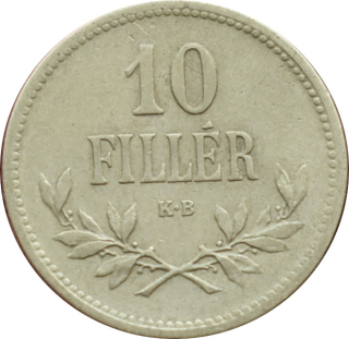 F.J. 10 Fillér 1916 K.B