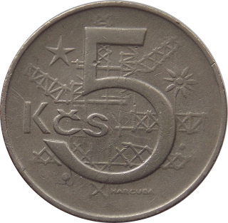 ČSSR 5 Kčs 1968