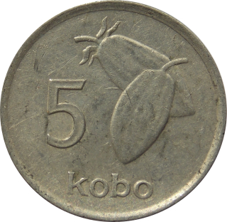 Nigéria 5 Kobo 1976