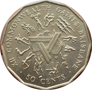 Austrália 50 Cents 1982