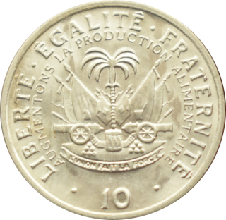 Haiti 10 Centimes 1975 FAO