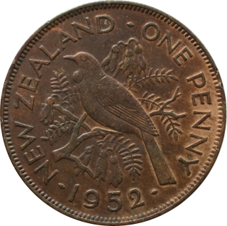 Nový Zéland 1 Penny 1952