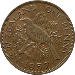 Nový Zéland 1 Penny 1957