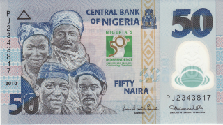 Nigéria 50 Naira 2010 